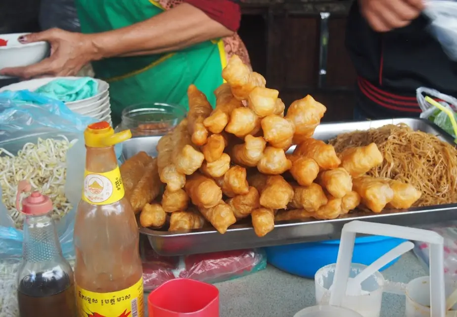 Asian donuts street food