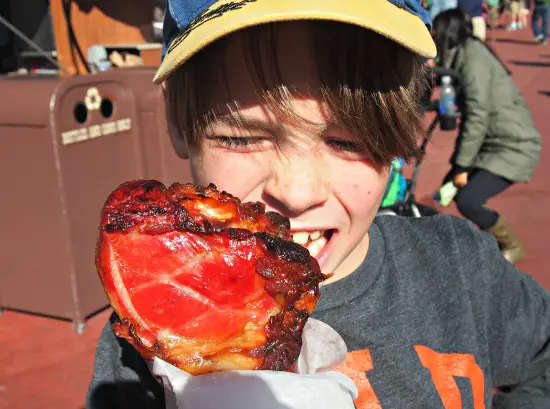 American Junk food with Turkey legs at Disney