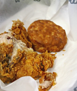 an american junk food favourite chicken and biscuits