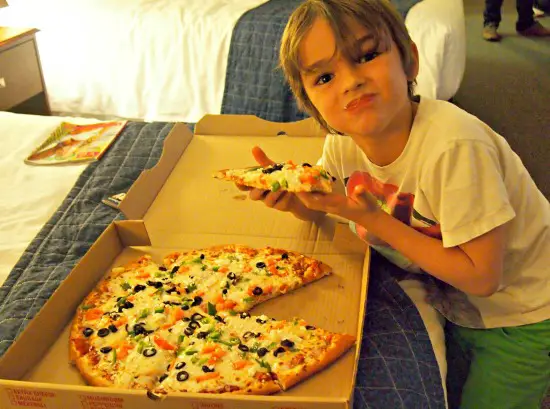 Ollie loving this American Junk food in Georgia