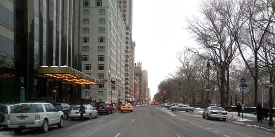Getting around deserted New York streets