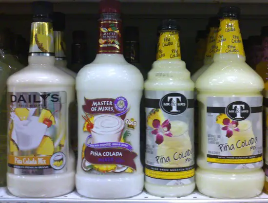 premixed pina colada mix