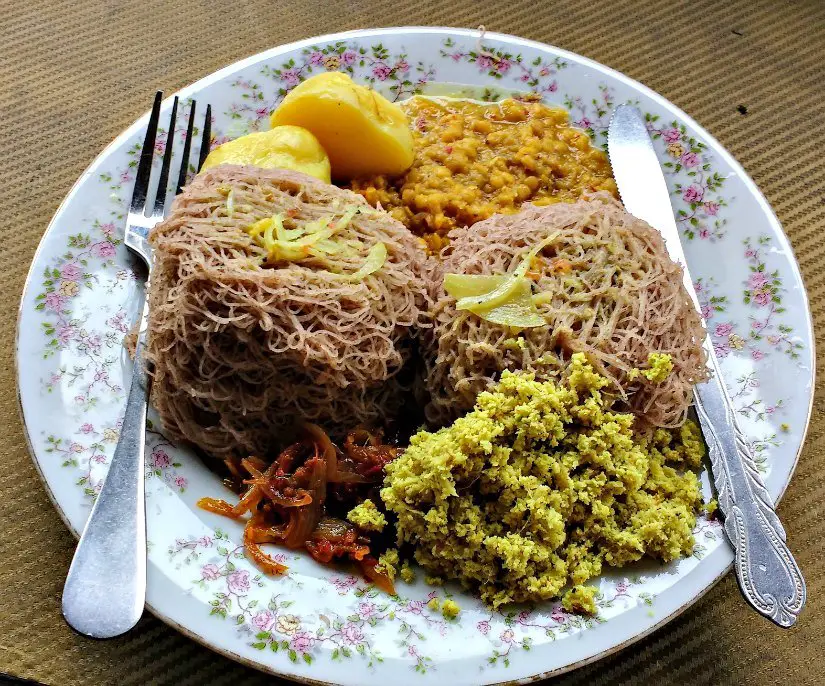 Breakfast in Southern Sri Lankan