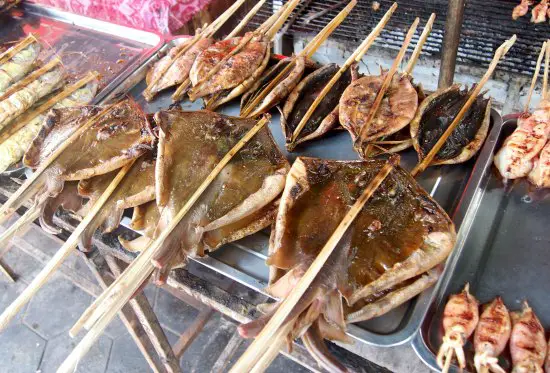  Fresh local Cambodian food while you travel.