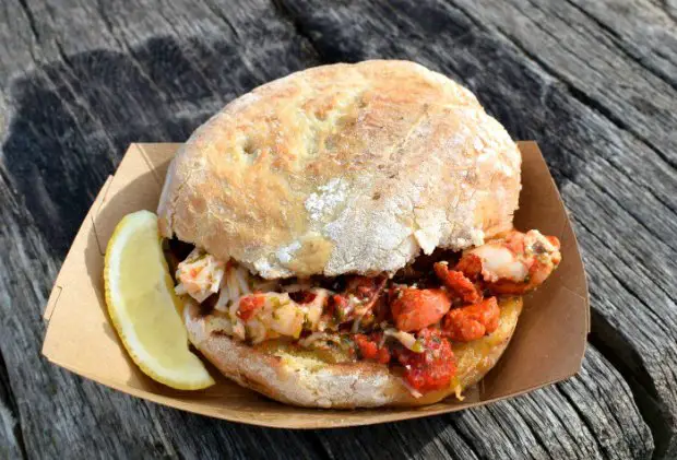 Lobster sandwich Pembrokeshire street food