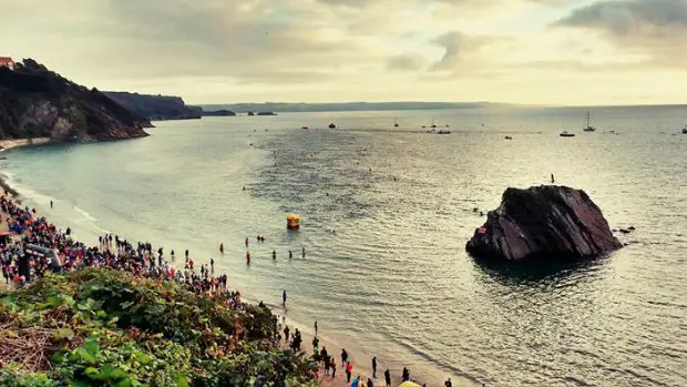 tenby pembrokeshire Wales Ironman Swim