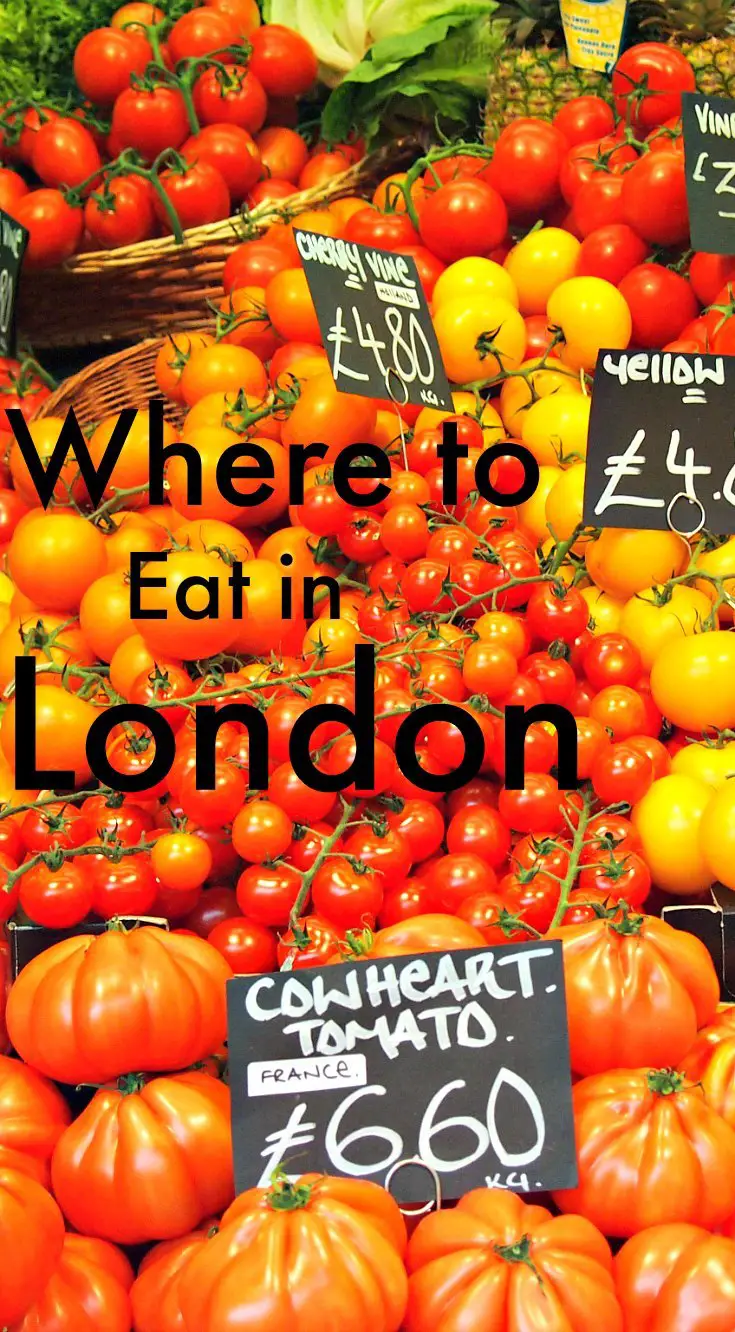 Where to eat in London.