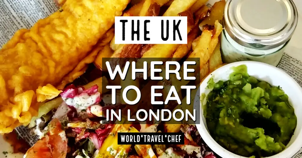 Where to eat in London England