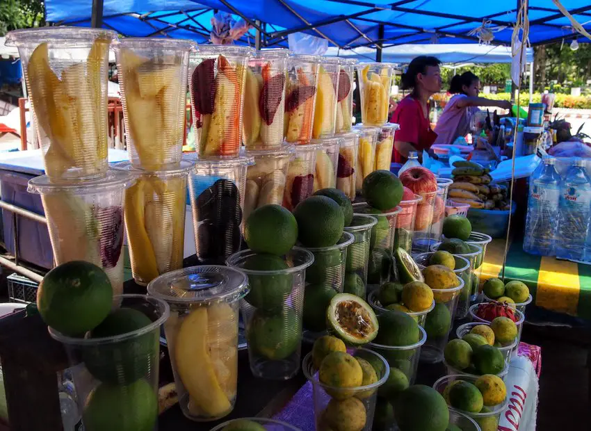 Food in Laos tourist street food