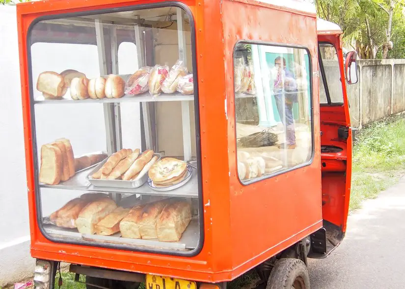 Sri Lankan Food Truck for Baked Goods and Short Eats or Shorties