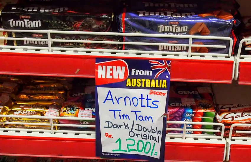 Traditional Australian Biscuits Tim Tams 