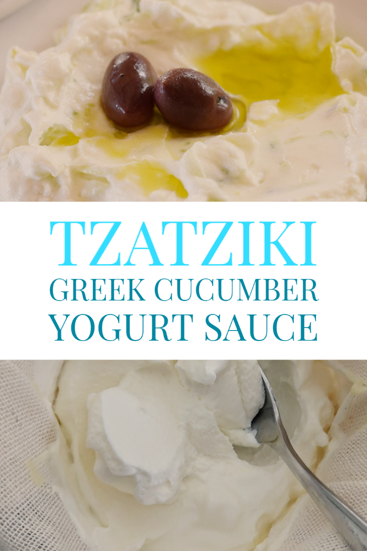 tzatziki greek cucumber yogurt sauce