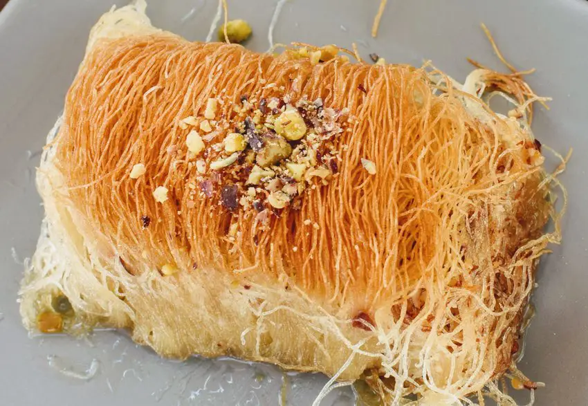 Greek shredded wheat desert kataifi