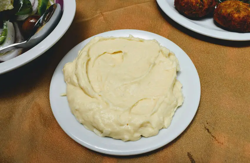 scordalia greek potato dip