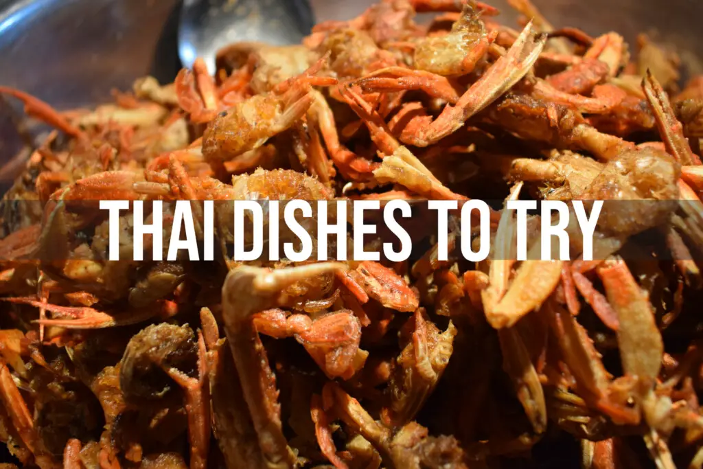 Thai dishes to try soft shell crab