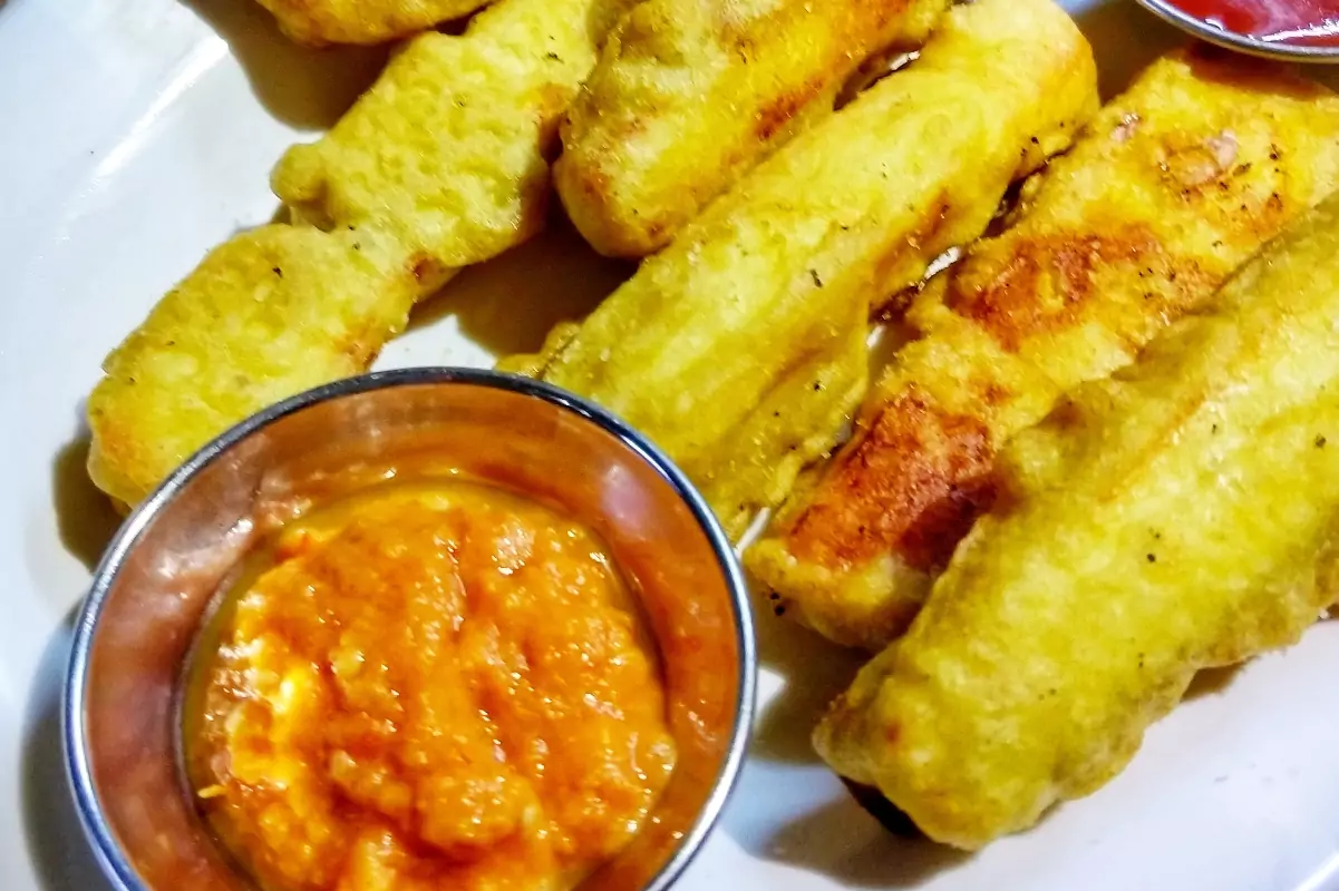delicious snack nepalese paneer pakoda