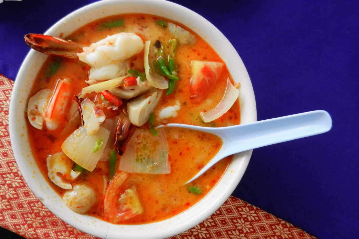 Thai soups tom yum