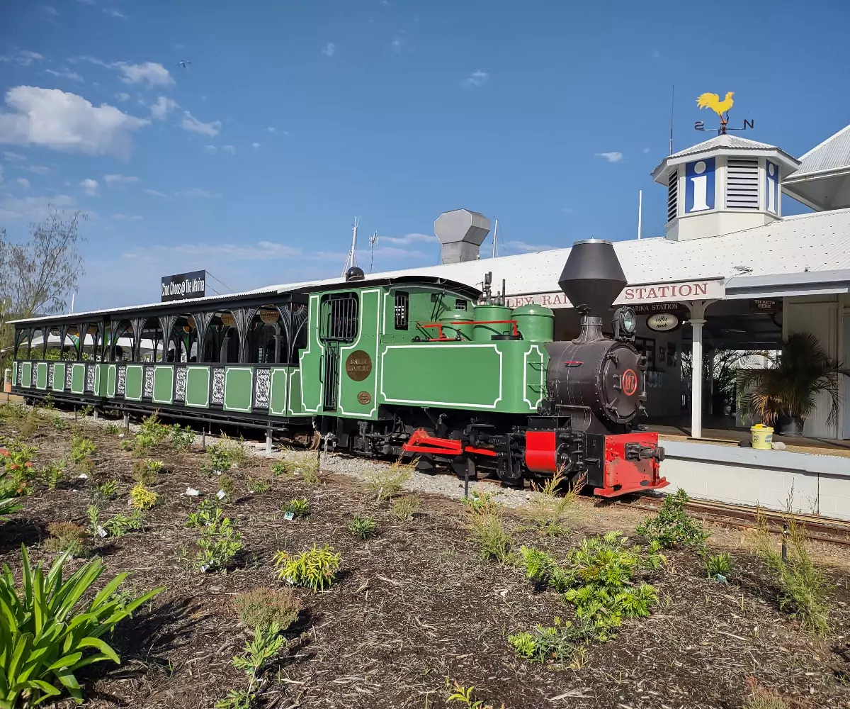 Port Douglas Marina BallyHooley train station restaurant