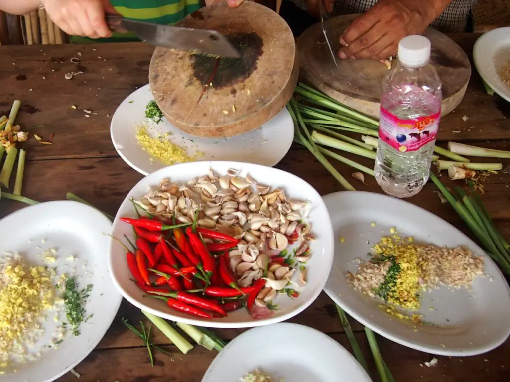 Making Cambodian Kroeung