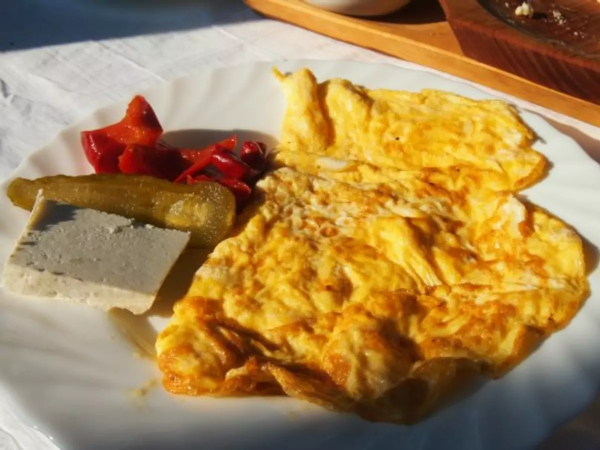 Breakfast in Romania
