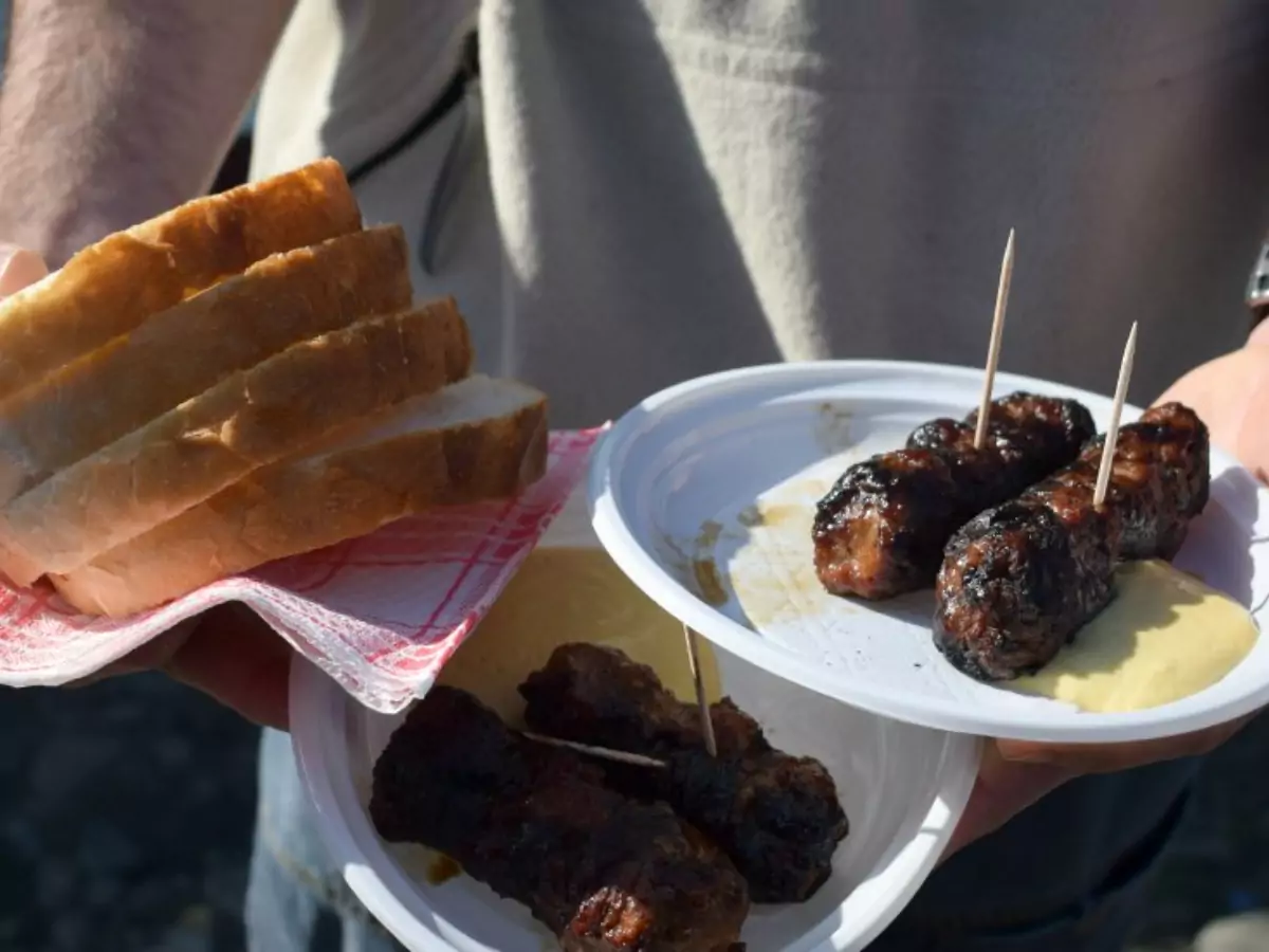 Romanian breakfast sausage