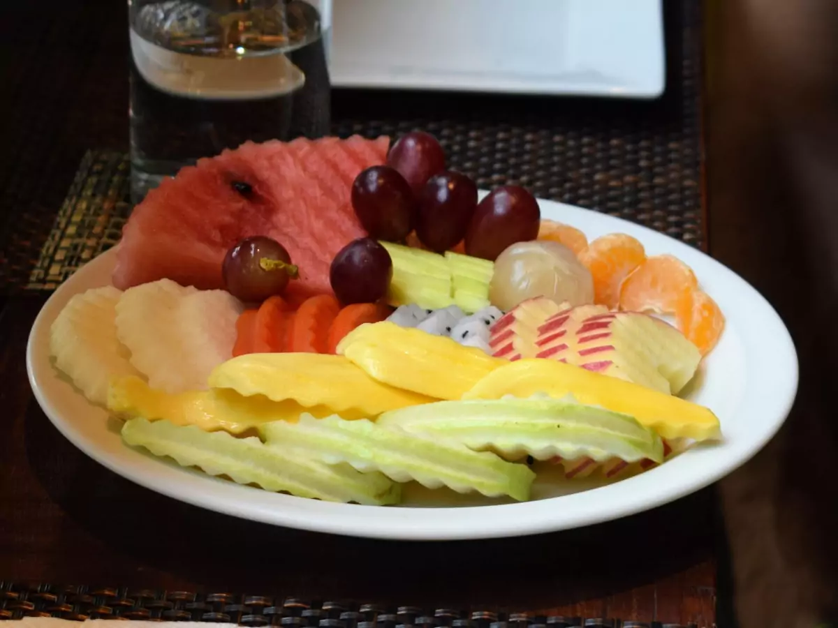 Thailand breakfast fruits
