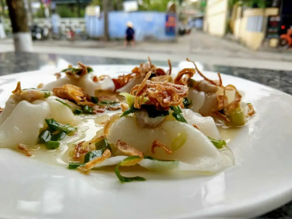 White Rose Dumplings, Vietnamese dish.