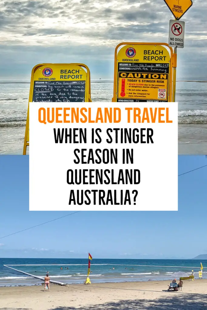Queensland Australia Travel Stinger Season