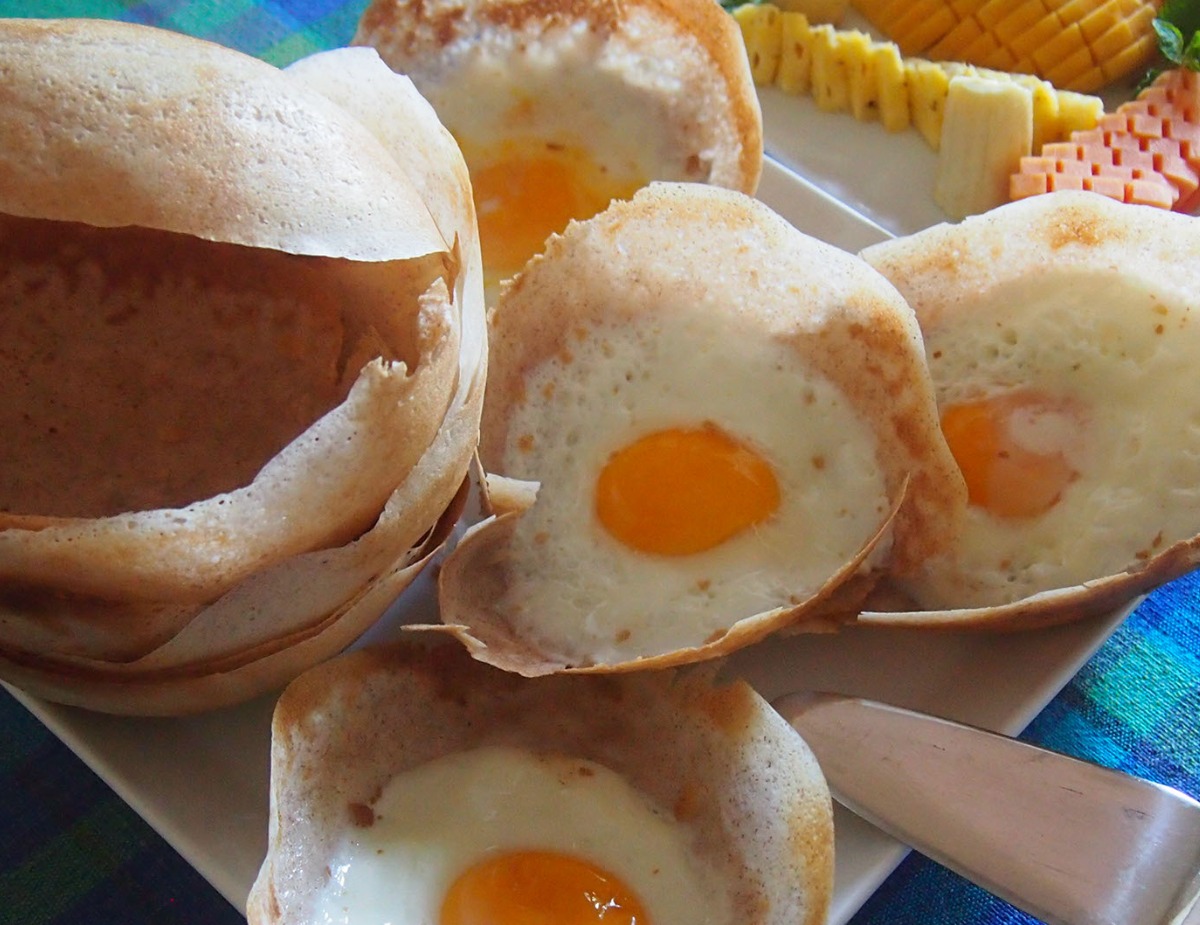 egg hoppers for breakfast
