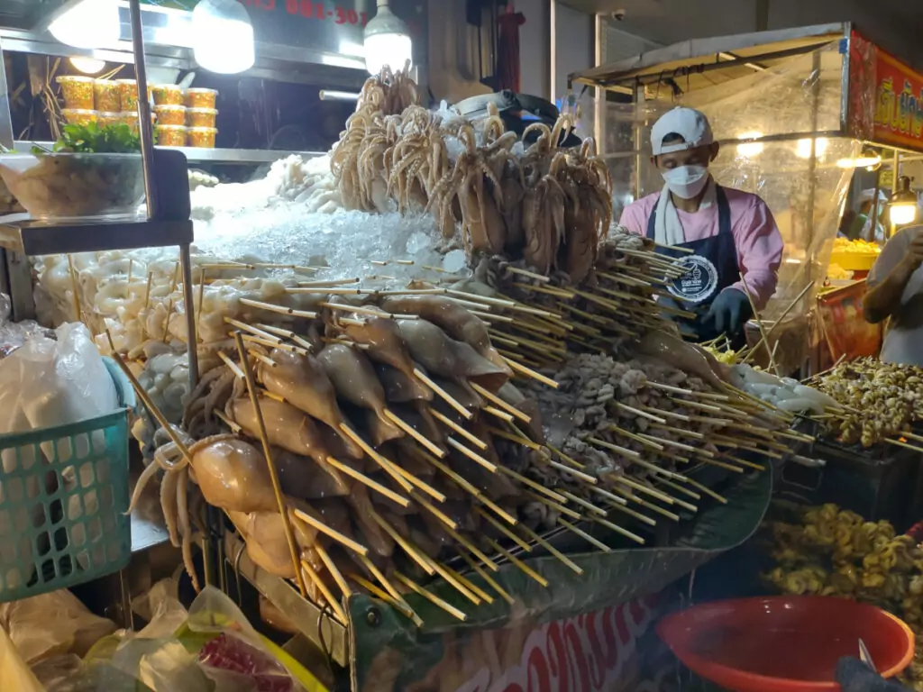 Squid Thai dish.