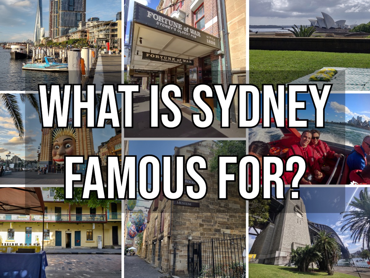 What is sydney famous for photos