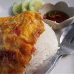 Thai omelet rice photo